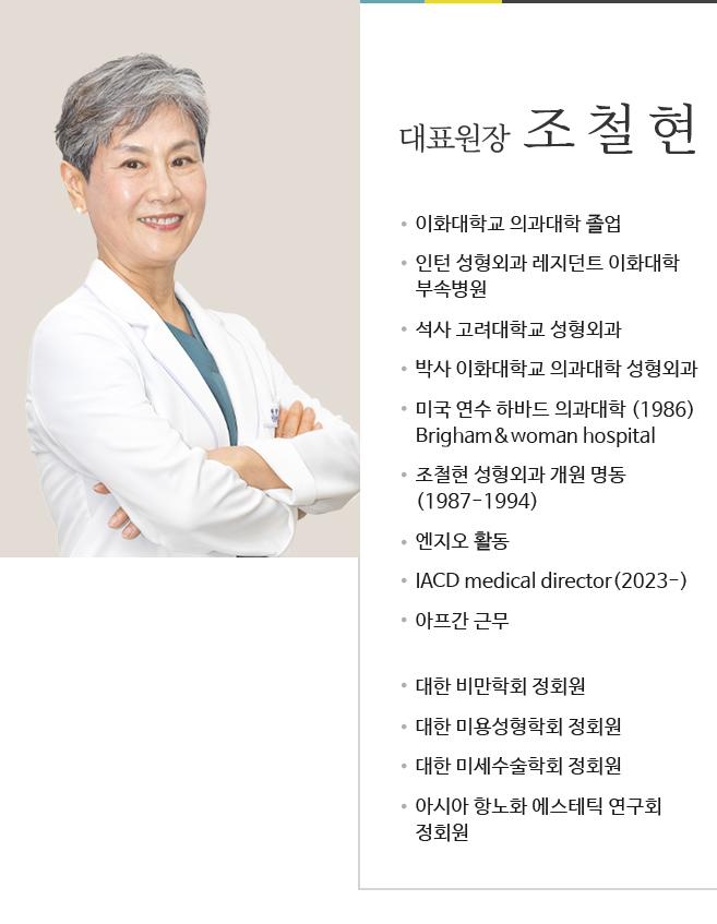 대표원장 조철현 